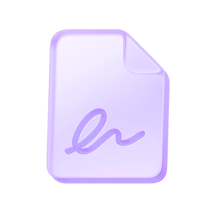 document signed