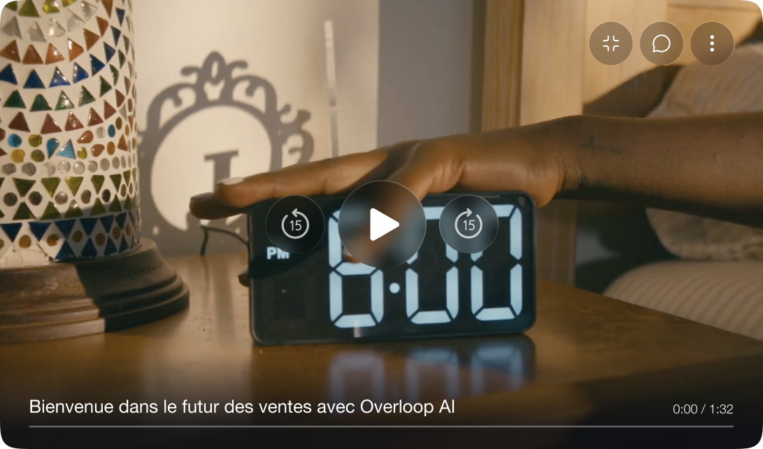 Augmentez la productivité de votre équipe de ventes grâce à notre plateforme d'automatisation des ventes alimentée par l'IA.