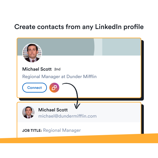Find anyone’s email in seconds from any LinkedIn profile
